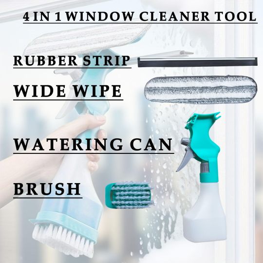 Coocoe 4 in 1 Window Cleaner Tool Kit